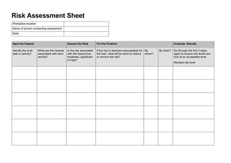 Data Center Risk Assessment Template - Risk Control Self Assessment Template - SampleTemplatess ...