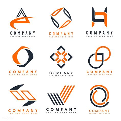 Set of company logo design ideas vector | free image by rawpixel.com ...