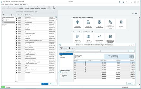 Logiciel Sage 100 Immobilisations PME - AXE Informatique