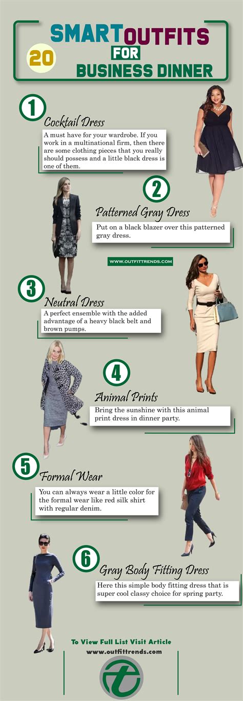 What to Wear on Business Dinner? 20 Smart Outfit Ideas | Business dinner outfit, Dinner outfits ...