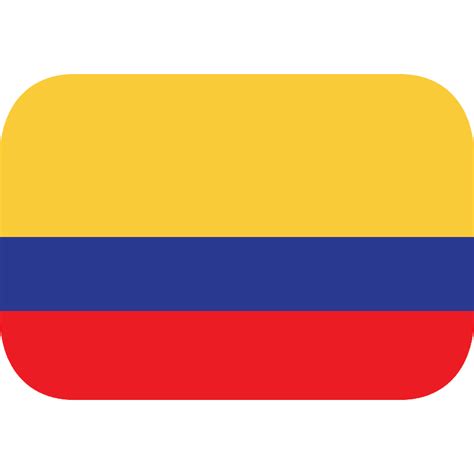 Colombia flag emoji clipart. Free download transparent .PNG | Creazilla