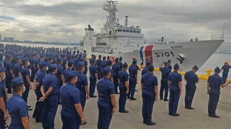 Philippine coast guard multi role response vessel mrrv 9701 arrives at ...