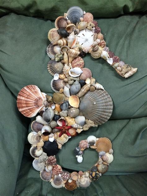 Seashell seahorse | Shell crafts diy, Seashell crafts, Shell crafts