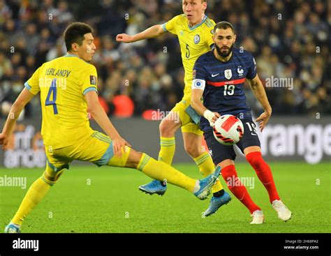 France's Karim Benzema during the FIFA World Cup 2022 qualification ...