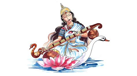 Discover 140+ animated goddess saraswati wallpaper best - vova.edu.vn