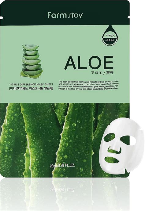 Farmstay Visible Diff Aloe Mask – JAPAN HOME SINGAPORE