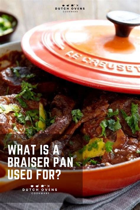 What is a braiser pan used for? | Le creuset dutch oven, Le creuset recipes, Le creuset dutch ...