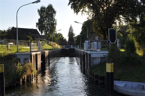 Free Images : river, canal, reflection, waterway, body of water, lock, channel, estate, barrage ...