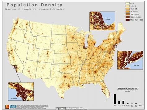 Minnesota Population Density Map Maps A U S Census Grids Sedac ...