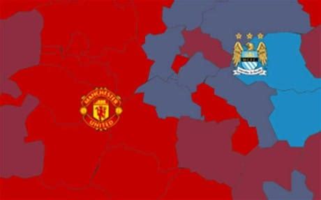 Twitter map finally reveals exactly where Manchester United fans live