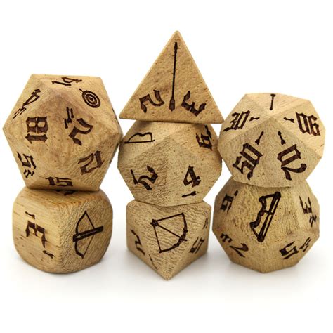 Find Quality Wooden Dice Sets for D&D and More | Dice Envy