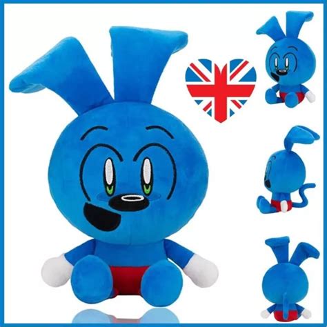 RIGGY PLUSH DOLL, Rabbit Monkey Riggy the Runkey Cute Blue Bunny Doll Xmas Gift £13.07 - PicClick UK