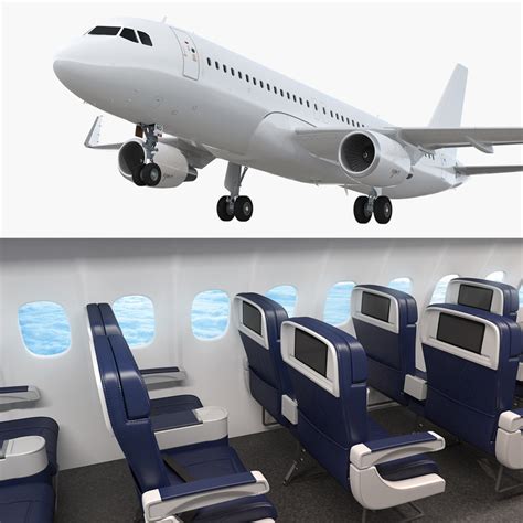 Airbus a320neo interior air 3D model - TurboSquid 1348161