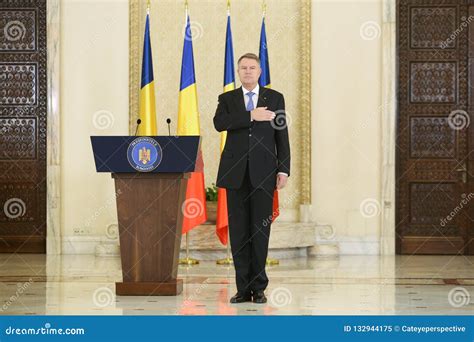 President of Romania Klaus Werner Iohannis Editorial Image - Image of ...