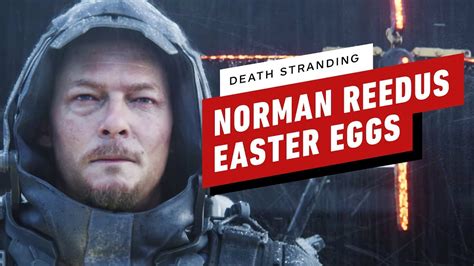 Norman Reedus Easter Eggs in Death Stranding - YouTube