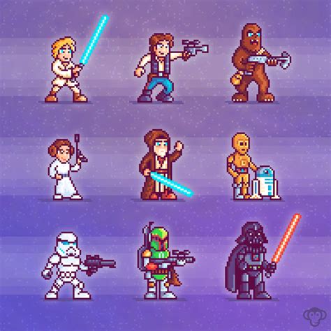 Star Wars pixel art sprites [Fan Art] [OC] : StarWars Pearler Bead Patterns, Perler Patterns ...