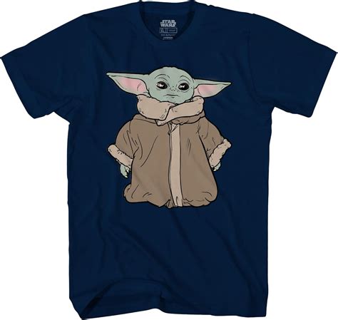 Amazon.com: STAR WARS Boys Classic T-Shirt Baby Yoda Boys Fashion Shirt - Darth Vader, C3PO ...