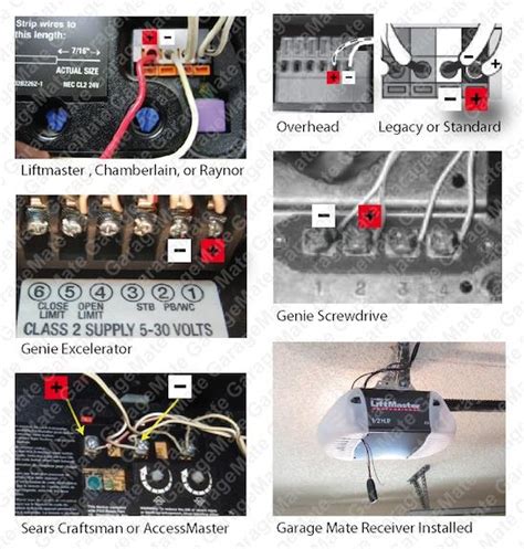 Liftmaster Sensor Wiring