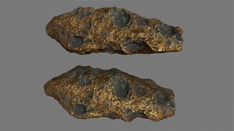 ArtStation - gold asteroid | Resources