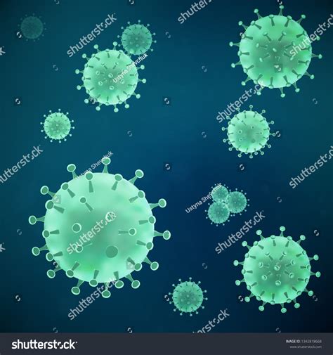 Virus Under Microscope Bacteria Microorganism Cells Stock Illustration 1342818668 | Shutterstock