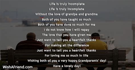 Poems For Grandparents Day