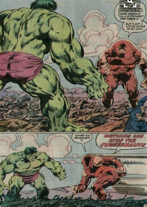 Hulk vs Juggernaut | Marvel comics superheroes, Juggernaut marvel ...