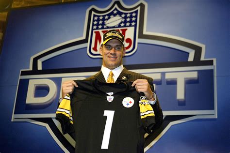 Steelers QB Ben Roethlisberger first game played, Sept. 19, 2004