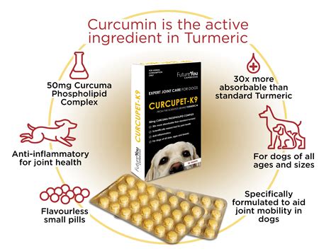 Buy Curcupet K9 Joint Care Curcumin Turmeric Dog Supplement Online ...