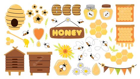 Premium Vector | Vector illustration of cute bee