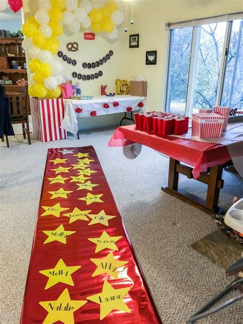 Party Themes: A DIY Movie Theater Birthday - Parties by Tanea | Movie themed party, Movie night ...