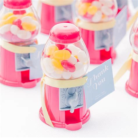 Mini Red Gumball Machine Party Favor | My Wedding Favors MWF