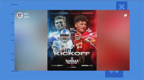 Detroit Lions-Kansas City Chiefs matchup opening NFL '23 season in Week 1