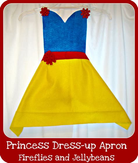 Fireflies and Jellybeans: Easy DIY Princess Dress-up Aprons Tutorial {remixed}