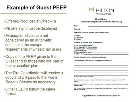 Personal Emergency Evacuation Plan Template Care Home | Classles Democracy