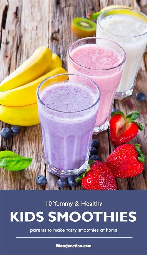 21 Delicious Smoothie Recipes For Kids To Try | Easy smoothie recipes ...