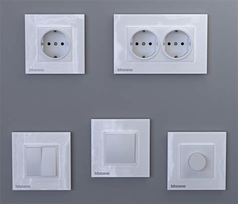 Switches and sockets Bticino (107730) 3D model - Download 3D model ...