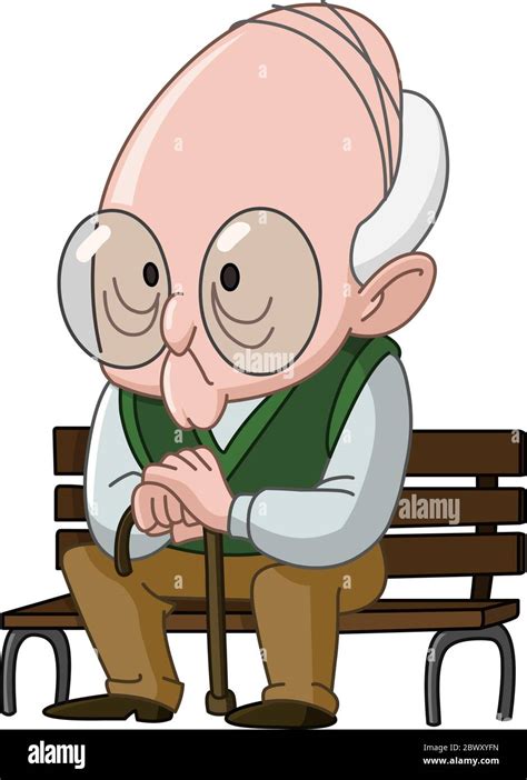 Cartoon old man face hi-res stock photography and images - Alamy