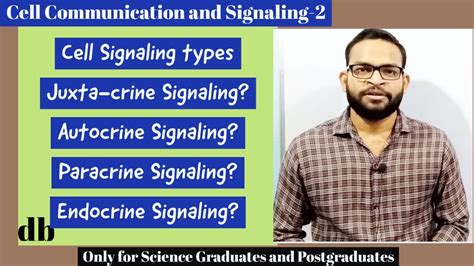 Cell Signaling Types: Juxtacrine | Autocrine | Paracrine | Endocrine Signaling and its Examples ...