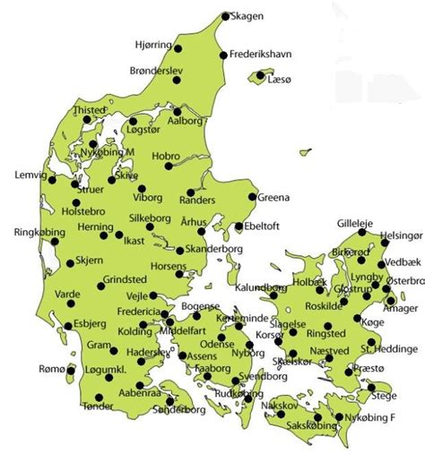 Sjaelland Denmark Map