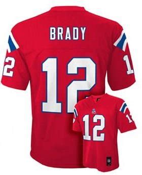 Red Tom Brady Jersey