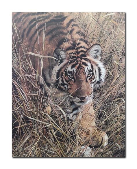 Lot - Carl Brenders' "Tall Grass Tiger"Limited Edition Print