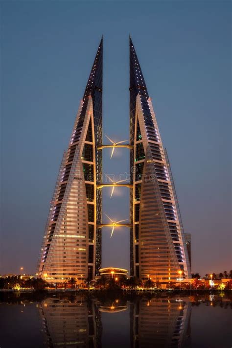 Manama, Bahrain Skyline at Night Taken in April 2022 Editorial Photo - Image of holland ...