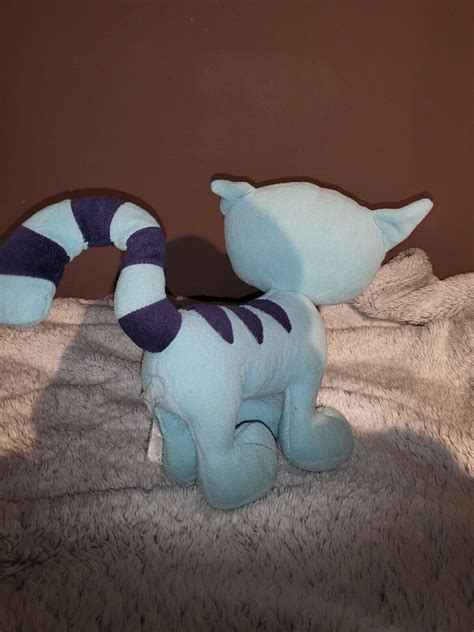 Vintage Plush Cat Bob The Builder Pilchard Cat Blue Soft Plush Toy | eBay