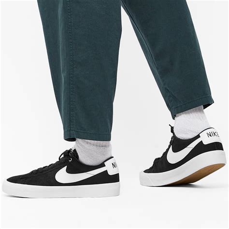 Nike SB Zoom Blazer Low Pro GT Black, White, Gum & Brown | END.