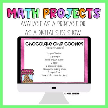 Math Poster Project by Miss Glitter | TPT