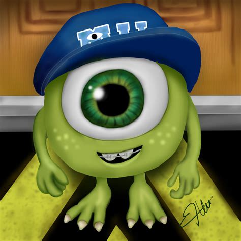 Baby Mike Wazowski Drawing at GetDrawings | Free download