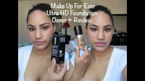 Make Up For Ever ultra HD Foundation Review + Demo! - YouTube