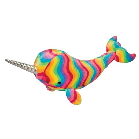 Rainbow Narwhal Large - Stuffed Animal by Douglas Cuddle Toys (2371 ...