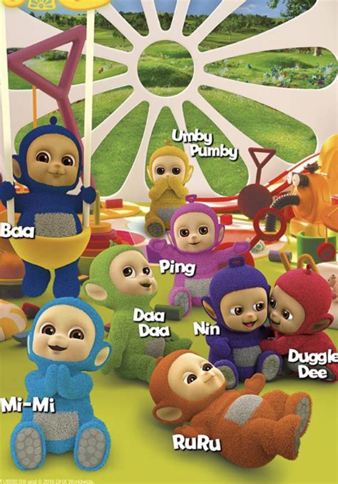 Cute Cartoon Characters - Eight Tiddlytubbies