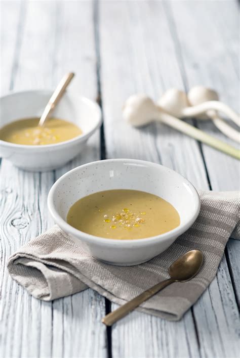 Green Garlic and Sourdough Soup